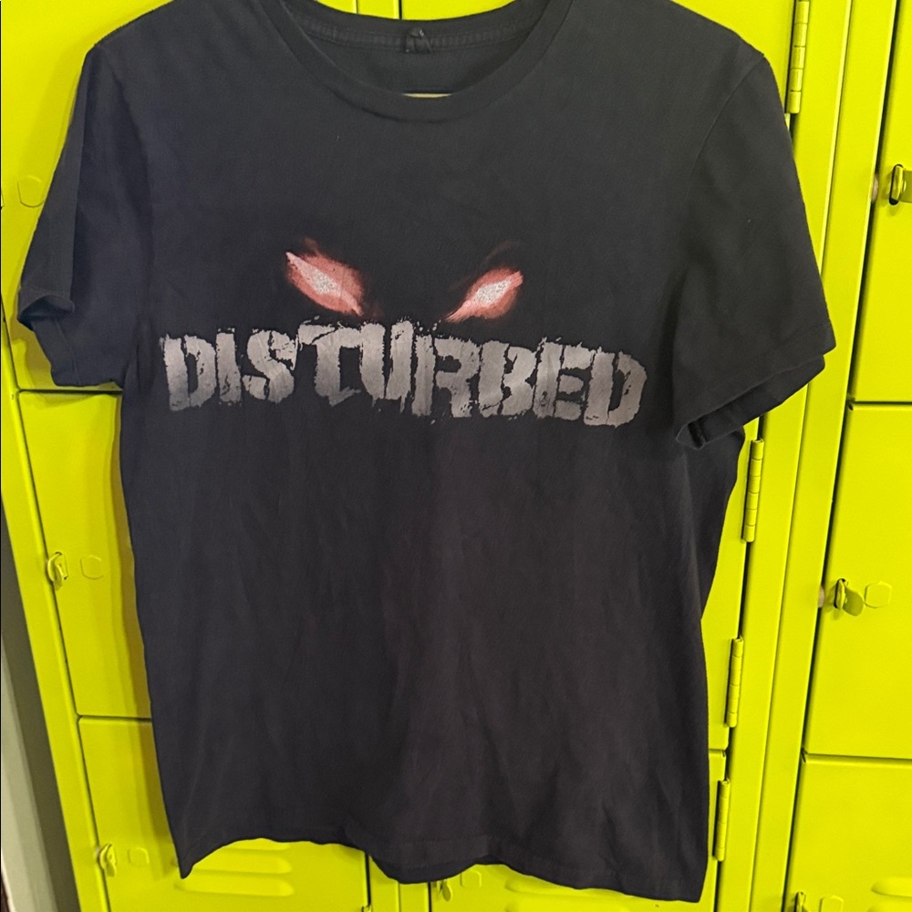 Disturbed Black Graphic T-Shirt